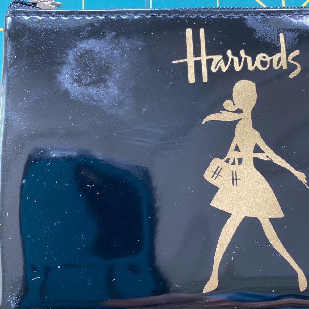 Harrods Knightsbridge Tote Bag and Coin Purse / Makeup Pouch - Picture 11 of 12